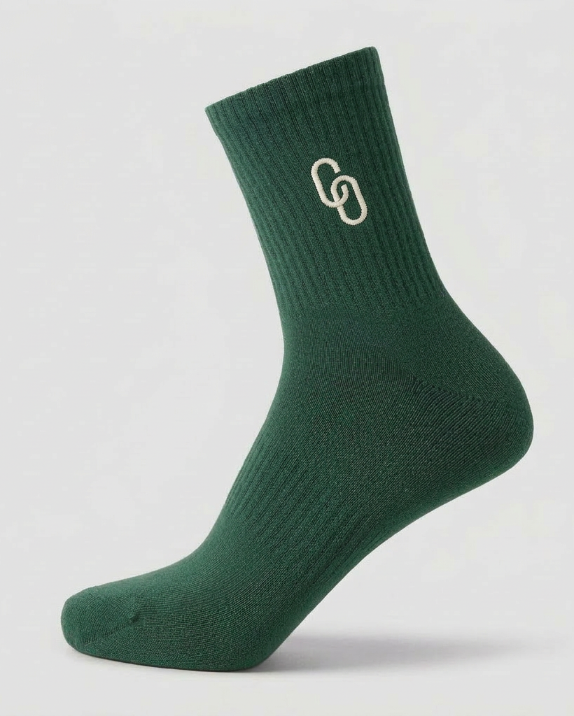 4 PACK - PADDED CREW SOCKS